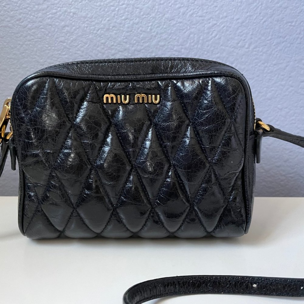 Miu Miu Matelassé Crossbody Bag
